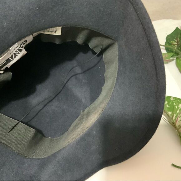MARZI Firenze Women Black Dark gray Hat Handmade in Italy - Neiman Marcus main image 10